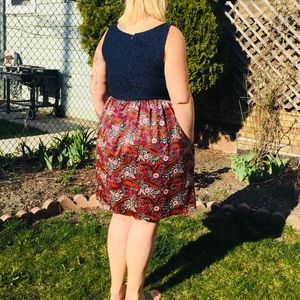 Weston party dress, Anthropologie